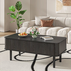 Cross-border concealed <b>storage</b> height-adjustable coffee <b>table</b>, home use, light luxury high-<b>end</b> <b>storage</b> <b>table</b>, floor-standing - Product Image 1