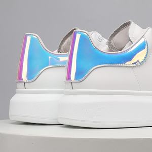 Chaussures de skate à lacets de haute qualité pour hommes et femmes, chaussures de créateur, hiver, été, automne, chaussures brillantes laser - Product Image 4