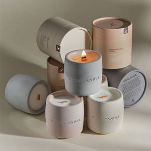 เทียนหอมเซรามิกตกแต่ง AIKUN กลิ่นหอมติดทนนาน เทียนหอมอโรมาทำมือสำหรับห้องนอน ขายส่ง - Product Image 3