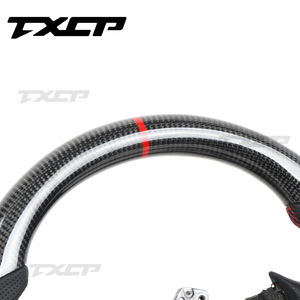 สําหรับฮอนด้าซีวิคพอดีสปิโรอะคอร์ดCRZ Type-R FK8 Insight S2000ประเภทR GK5 คาร์บอนไฟเบอร์<span class=keywords><strong>พวงมาลัย</strong></span> - Product Image 6