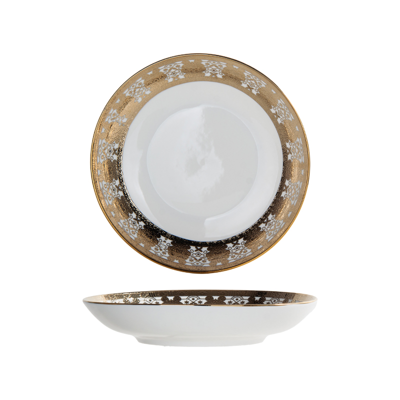 Plato hondo de 8 pulgadas