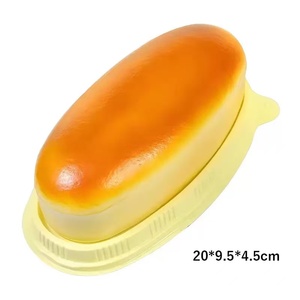 CHENXI Popular Juguete Blandito y Pegajoso de Simulación de Pan, Modelo de Muffin de PU, Pan de Queso, Bola Antiestrés para Aliviar la Ansiedad, 14 Años - Product Image 6