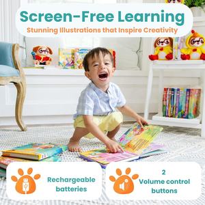 Libro de Sonidos con Historias de Héroes Bíblicos y 8 Canciones, Juguete Musical para el Aprendizaje Infantil, Libro Interactivo con Sonidos - Product Image 2