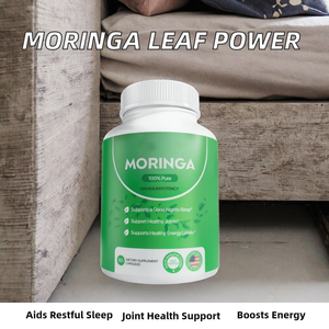 Capsules de feuilles de <span class=keywords><strong>Moringa</strong></span>, qualité alimentaire, vitamines, protéines, antioxydants, extrait d'herbes, variété d'<span class=keywords><strong>aloe</strong></span> <span class=keywords><strong>vera</strong></span> en emballage en bouteille - Product Image 2