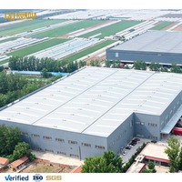 Structure en acier modulaire et entrepôt à grande portée de fabrication chinoise, bâtiment métallique fiable avec installation rapide et support technique