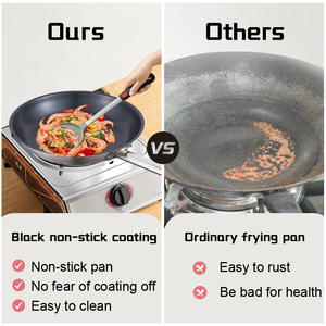 Daosheng đồ dùng nhà bếp bán buôn thép không gỉ nấu ăn nồi Fry <span class=keywords><strong>Pan</strong></span> không dính chiên Cookware Set cho nhà hàng khách sạn đám cưới - Product Image 3