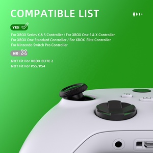 EXtremeRate Black Swappable Edge Sticks, sticks analogiques interchangeables, joysticks pour manette Xbox Series X S - Product Image 3