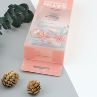Vente flash - Boîte d'emballage en plastique PET transparent imprimé avec des matériaux recyclés - Boîte cadeau pour cosmétiques et bougies avec logo personnalisé