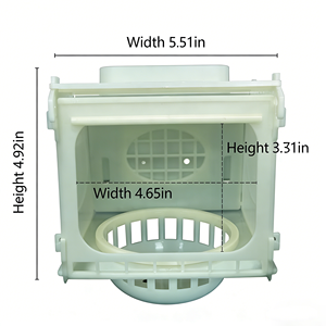 Nido per Uccelli per Allevamento e Incubazione, per Cocorite, Parrocchetti, Storni e Piccoli Uccelli, Casa di Riproduzione in Plastica con Finestra di Osservazione - Product Image 5