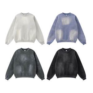 เสื้อสเวตเตอร์ของผู้ชายผ้าบาติกผ้าฝ้ายคอตตอน100% 332น้ำหนักมาก GSM French Terry - Product Image 4