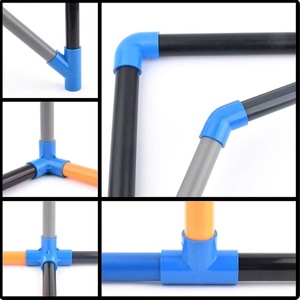 Raccord de tuyau fileté en cuivre PVC pour aquarium, vanne à boisseau sphérique, coudé direct, capuchon, raccord en T pour tuyau d'eau de jardin - Product Image 6