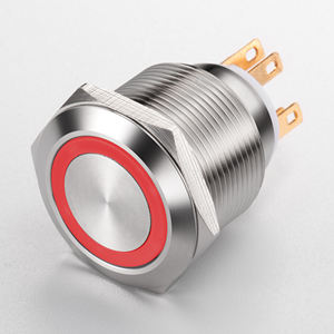 Basma Düğmesi Anahtarları 5A 10A 15A 250V Güç Derecesi Anlık Basma Düğmesi Anahtarına Alternatif 12mm - Product Image 1