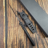 Couteau de chasse et de camping à lame fixe en acier inoxydable facile à utiliser avec manche en plastique, personnalisable, support OEM