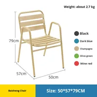 Tables et chaises de balcon d'extérieur, salon de café et de thé au lait de plein air, configuration de jardin d'extérieur, imperméable et protection solaire