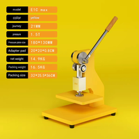 Mini-presse manuelle de découpe et d'estampage de table avec roulements mécaniques