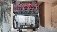 261pcs Outil de réparation de filetage HSS Drill Helicoil Kit avec boîtier en plastique
