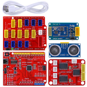 Kit de voiture intelligente omnidirectionnelle 4x4 avec moteur à engrenages et contrôle Bluetooth, prise XH 2.54mm colorée à branchement facile pour Arduino G131 - Product Image 5