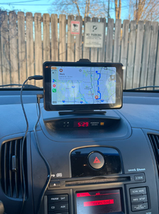 カープレイラジオカー用ブルートゥースポータブルカープレイ画面7インチIpsカーラジオワイヤレスカープレイ - Product Image 2