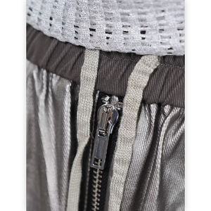 Pantalones Cargo Holgados con Acabado Mate para Hombre, Personalizados al por Mayor, con Bolsillos <span class=keywords><strong>de</strong></span> Parche y Conjunto <span class=keywords><strong>de</strong></span> Camiseta <span class=keywords><strong>de</strong></span> Malla y Cuero PU - Product Image 5