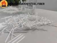 White transparent PP macro fiber construction engineering fiber