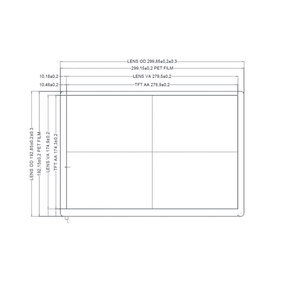 หน้าจอแสดงผลความสว่างสูงขนาด 12.95 นิ้ว ความละเอียด 1200x1920 700nits IPS MIPI TFT LCD พร้อมระบบสัมผัสในตัว - Product Image 3