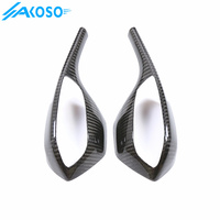 AKOSO-Couvre-rétroviseurs en fibre de carbone pur 3K pour rétroviseur latéral de moto pour BMW S1000RR 2019-2025