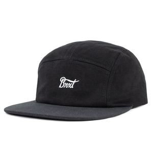Gorra Deportiva de 5 Paneles con Visera Plana, Color Negro Liso, de Alta Calidad, para Hombre, Proveedor Mayorista - Product Image 1