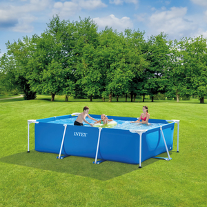 INTEX 28273 Marco <span class=keywords><strong>rectangular</strong></span> Piscina sobre el suelo 450cmX220cmX84cm Piscina con marco de metal <span class=keywords><strong>rectangular</strong></span> - Product Image 6