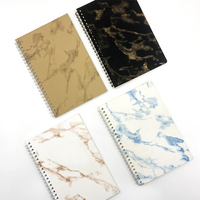 Papier personnalisé kawaii planificateur journal impression cahier à spirale marbre cahiers composition cadeau ensemble de cahier