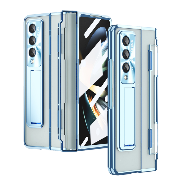 New Release Magnetic Hinged Phantom Folding Hard PC Anti-Fingerprint Phone Case Compatible for Samsung Galaxy Z Fold 7 6 5 4