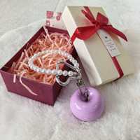 Porte-clés créatif en résine 3D en forme de pomme, breloque de sac en forme de fruit, pendentif pour clés de voiture, mini cadeau promotionnel