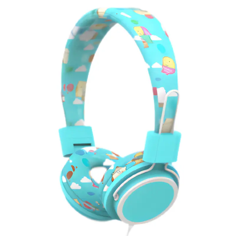 Muoo OEM hochwertige kabel gebundene Kopfhörer für Kinder Kinder Mode Gaming Musik 3,5mm MP3-Headset für die Schule