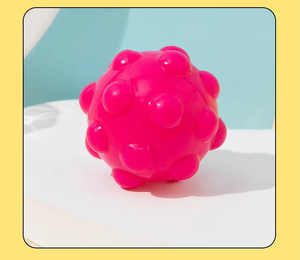 Juguetes para Mascotas, Pelota de Goma Resistente a Mordeduras, Pelota de Masaje con Sonido, Juguete de Entrenamiento Interactivo para Mascotas - Product Image 5