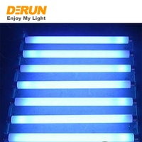 Ampoules de remplacement à lumière noire bleue, longueur d'onde 365 nm, BL 18 pouces F15T8/BL 350BL, lampes fluorescentes linéaires F15W T8 BL