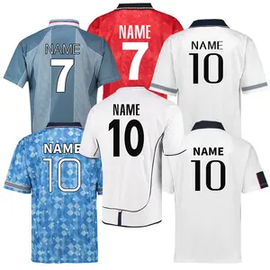 High Quality Professional Men's Soccer Jersey Custom Logo England Team Inspired Football Wear Shirts Tops