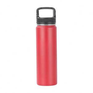 Powder Coated 18oz Double <b>Wall</b> Stainless Steel Vacuum Insulated Sport Thermos <b>Large</b> Capacity Water Bottle Flask with Handle - Product Image 3