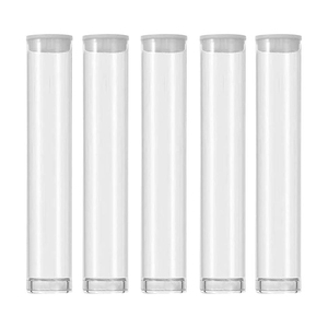 Tubes en plastique transparent de marque LC à bas prix avec bouchons à clapet, impression offset, diamètre 16 mm, volume 10 ml, pour l'artisanat et l'utilisation de rouge à lèvres - Product Image 5