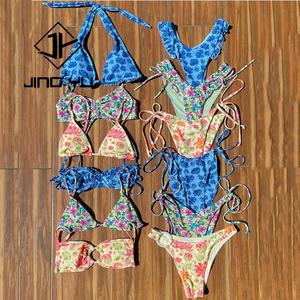 Bikini de Dos Piezas con Estampado de Lujo Personalizado para Verano, Bikini Micro de Poliéster Sostenible OEM - Product Image 1