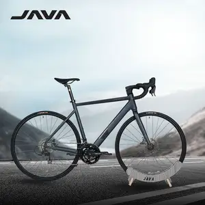 Java VELOCEホットセラーディスクブレーキ18Sロード自転車メンズ油圧ディスクブレーキレースBicicletaロードレーシング自転車