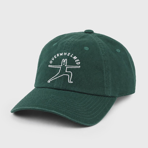 Casquette <span class=keywords><strong>de</strong></span> baseball personnalisée en coton lavé, non structurée, à 6 panneaux, avec broderie drôle <span class=keywords><strong>de</strong></span> dessin animé 'Dad Hat' et 'Yoga Studio', faible MOQ, direct usine - Product Image 1