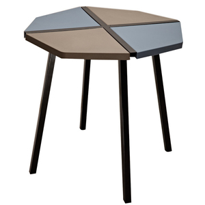 Tavolino da Caffè Convertibile Nordico Unico con Piano in PP Colorato e Gambe in Ferro Massiccio, Arredamento Moderno per <span class=keywords><strong>Soggiorno</strong></span>, <span class=keywords><strong>Dimensioni</strong></span> Ridotte - Product Image 2