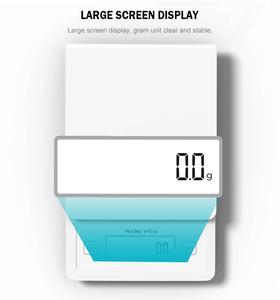 उच्च गुणवत्ता वाले बाकुला डे कैफे स्केल 2 किलो रसोई डिजिटल वजन बैलेंस मिनी एलसीडी डिस्प्ले कॉफी स्केल - Product Image 3