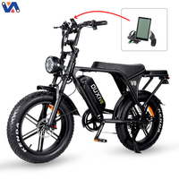 M5 LCD-Display V3.0-EU für V8 Electric Bike Controller Wasserdichtes IP65 Ebike-Messgerät mit USB-Aufladung, Tachometer, mit Schalter