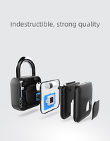 Serrure électronique à empreintes digitales en alliage de zinc haute sécurité pour casier de gym et porte, serrure de bagages, système antivol contrôlé par application pour usage domestique