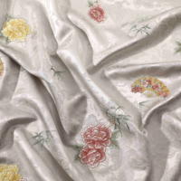 Tissu jacquard tissé enduit de PVC, écologique, respirant, motif traditionnel chinois, pour filles et garçons, Cheongsam, mode culturelle