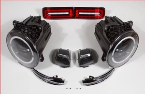 <span class=keywords><strong>Fari</strong></span> Geometrici Multi-Beam LED Laser Fumé per Mercedes-Benz Classe G W464 W465 - Product Image 5