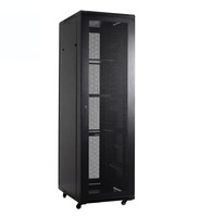 Armoire de serveur réseau sur pied LE 19 pouces 18U-42U, protection IP20, acier laminé à froid SPCC, rack de centre de données 800 mm