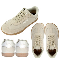 Chaussures minimalistes sur mesure OEM, en cuir suédé rétro, adaptées à la forme du pied, pour fasciite plantaire, baskets décontractées vintage pour usage quotidien