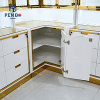 Décoration de boutique de parfums haut de gamme moderne, personnalisable, étagère de magasin de produits de beauté sur mesure, bar à parfums, étagère de magasin de produits de beauté