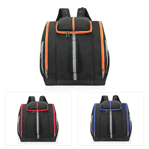 Sac à bottes de ski, sac à dos de rangement pour bottes de snowboard, bagage de voyage pour le ski avec extérieur imperméable, stocke l'équipement pour casque et lunettes - Product Image 3